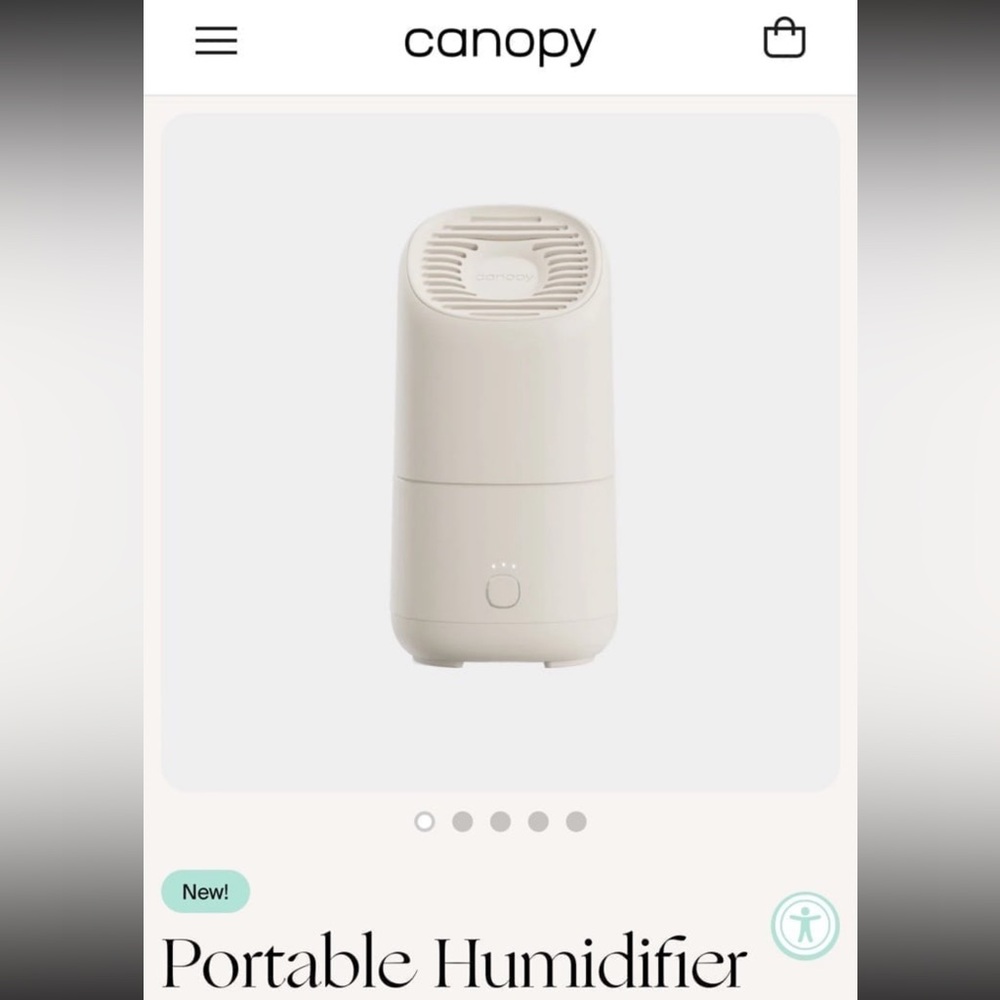 NWT - Canopy Portable Humidifier